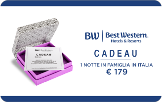 Voucher Best Western Cadeau 1 notte in famiglia in Italia €179