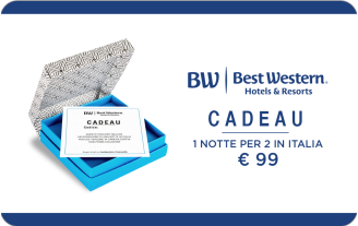 Voucher Best Western Cadeau 1 notte per 2 in Italia €99