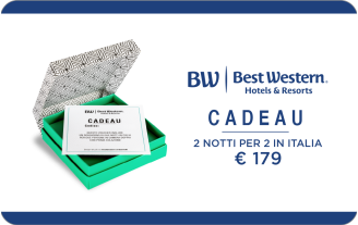 Voucher Best Western Cadeau 2 notti per 2 in Italia €179