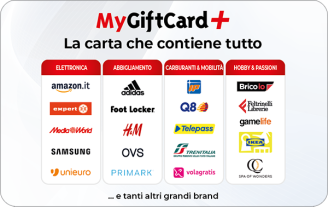 Gift Card MyGiftCard Plus + Carta regalo