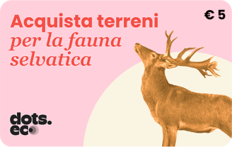 Gift Card Dots.eco Acquista terreni per la fauna selvatica