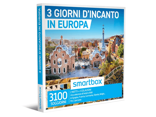 Smartbox 3 giorni d'incanto in europa €199,90