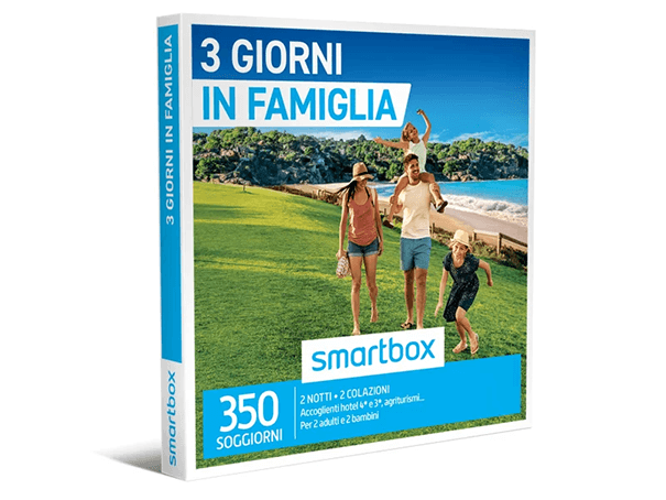 Smartbox 3 giorni in famiglia €189,90