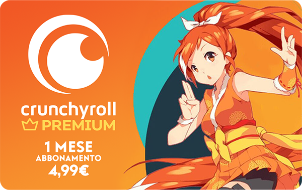 Gift Card Crunchyroll 1 mese €4,99
