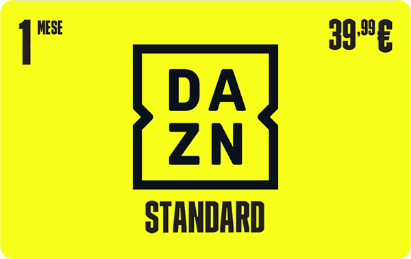 Carta prepagata DAZN STANDARD €39,99