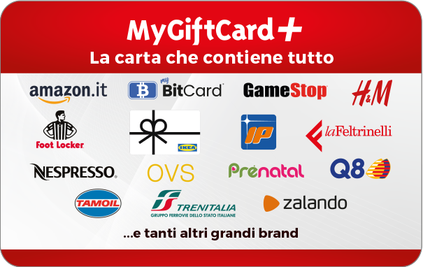 MyGiftCard – Garantite dai grandi marchi