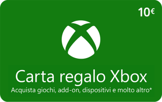 Carta Regalo Xbox Live €10