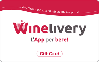 Gift Card Winelivery, consegna vini a domicilio, carta regalo