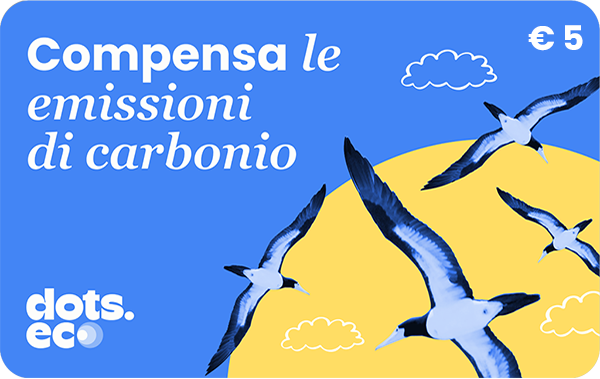 Gift Card Dots.eco Compensa le emissioni di carbonio €5