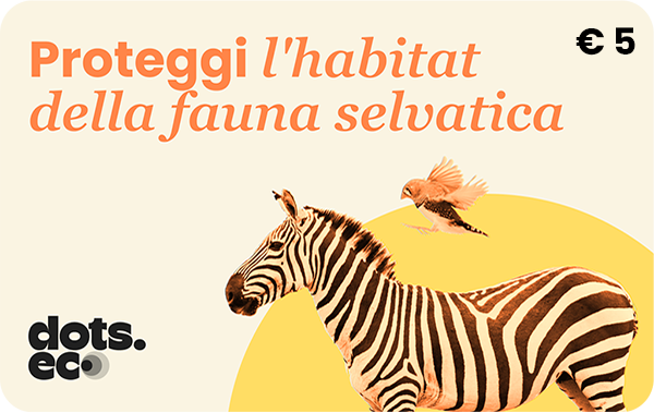 Gift Card Dots.eco Proteggi l'habitat della fauna selvatica €5