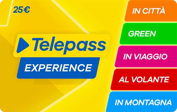 Card Telepass – Tanti servizi in un’unica App €25