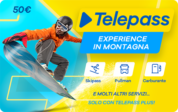 Card Telepass – Skipass €50