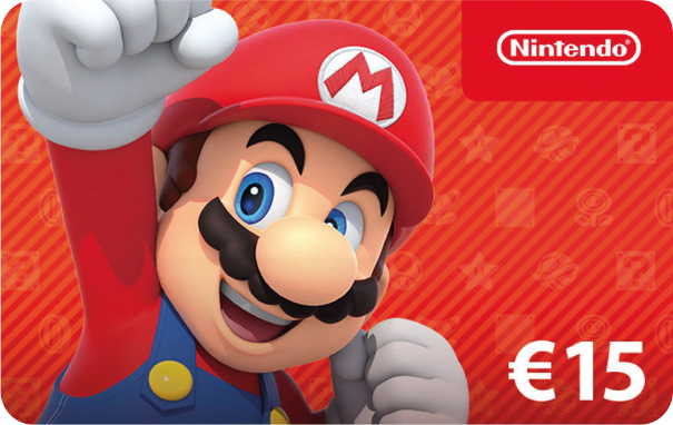 Codice digitale per fondi Nintendo eShop: €15