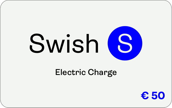 Carta Ricarica Veicoli Elettrici €50 - Swish