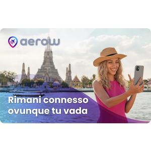 Gift Card Aerow, e-sim, piani tariffari